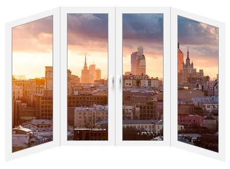 Балкон п-образный Veka WHS 60