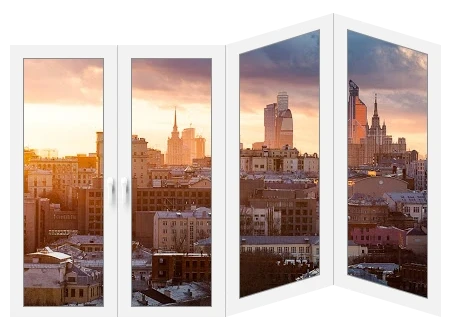 Балкон сложносоставной Alutech W62