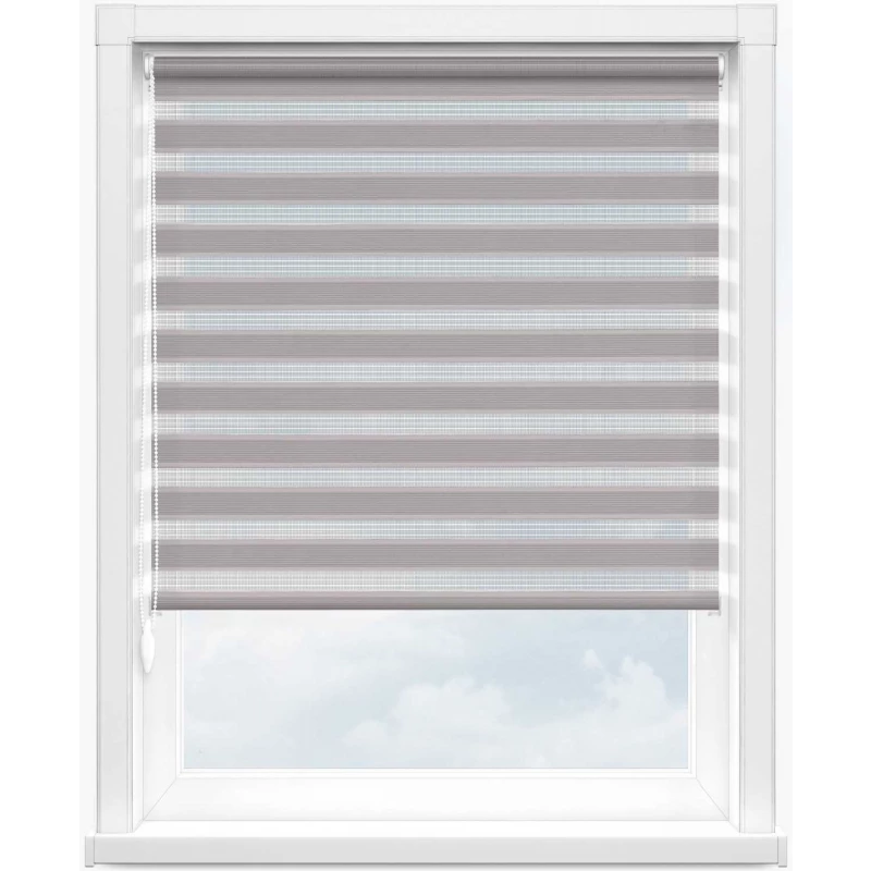 Зебра адажио 1852 серый, 280 см - 1