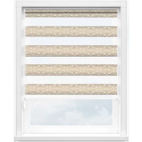 Зебра арабеска 2406 бежевый, 270 см