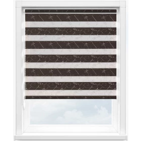 Зебра валенсия 2871 т.коричневый, 280 см