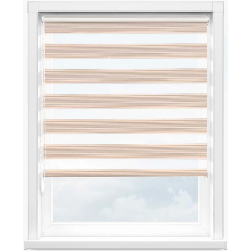 Зебра дакота 2406 бежевый, 280 см - 1