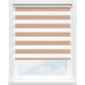 Зебра дакота 2868 св. коричневый, 280 см