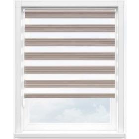 Зебра дакота 5173 голубой, 280 см