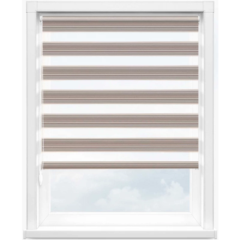 Зебра дакота 5173 голубой, 280 см - 1