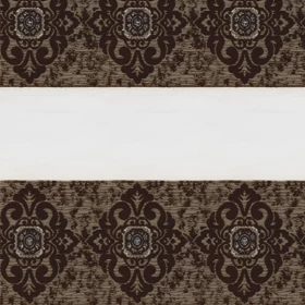 Зебра дамаск 2870 коричневый, 270 см
