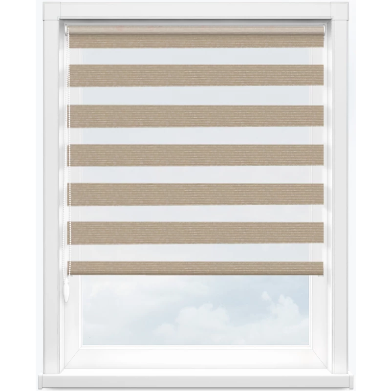 Зебра клауд 2406 бежевый, 300 см - 1