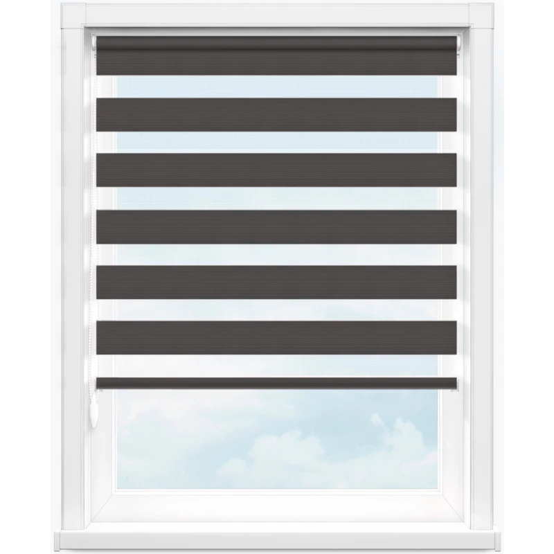 Зебра лора 1854 графит, 300 см - 1