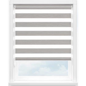 Зебра лотос 1608 св. серый, 280 см