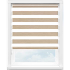 Зебра лотос 2406 бежевый, 280 см