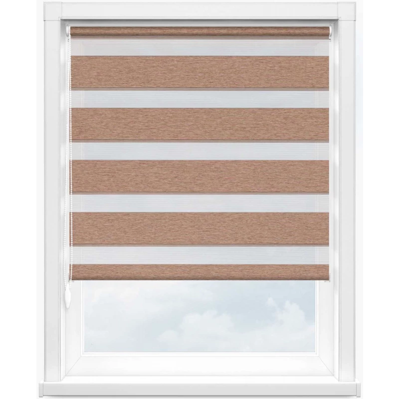 Зебра лофт во 2870 коричневый, 280 см - 1