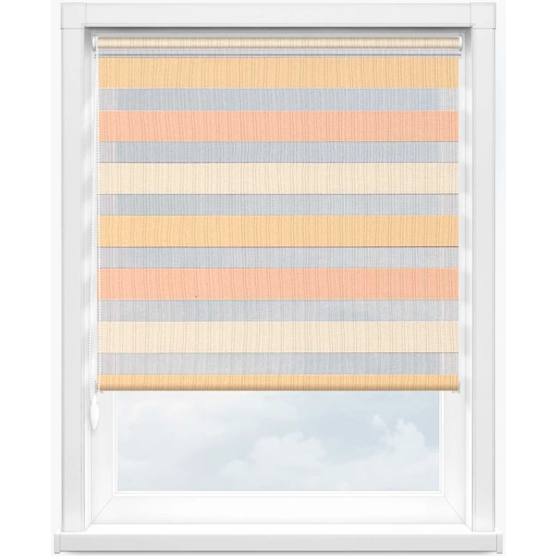 Зебра луксор трио 4063 персиковый, 280 см - 1