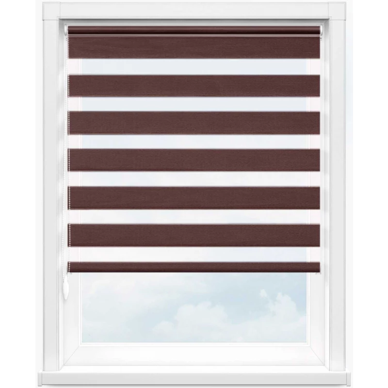 Зебра палас 2875 золотой каштан, 280 см - 1