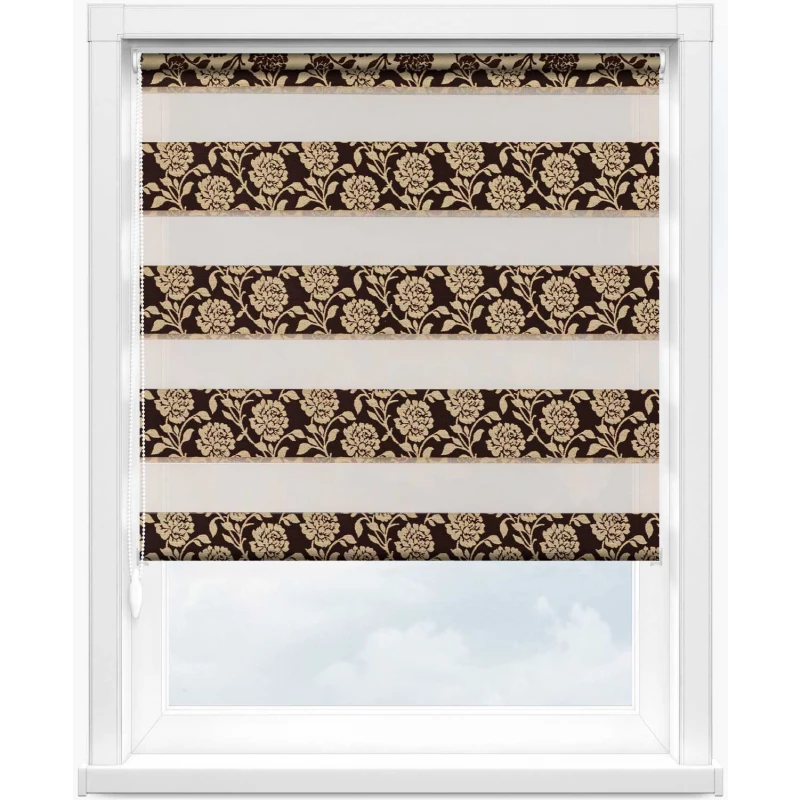 Зебра персия 2870 коричневый, 270 см - 1