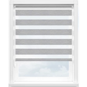 Зебра сахара 1852 серый, 210 см