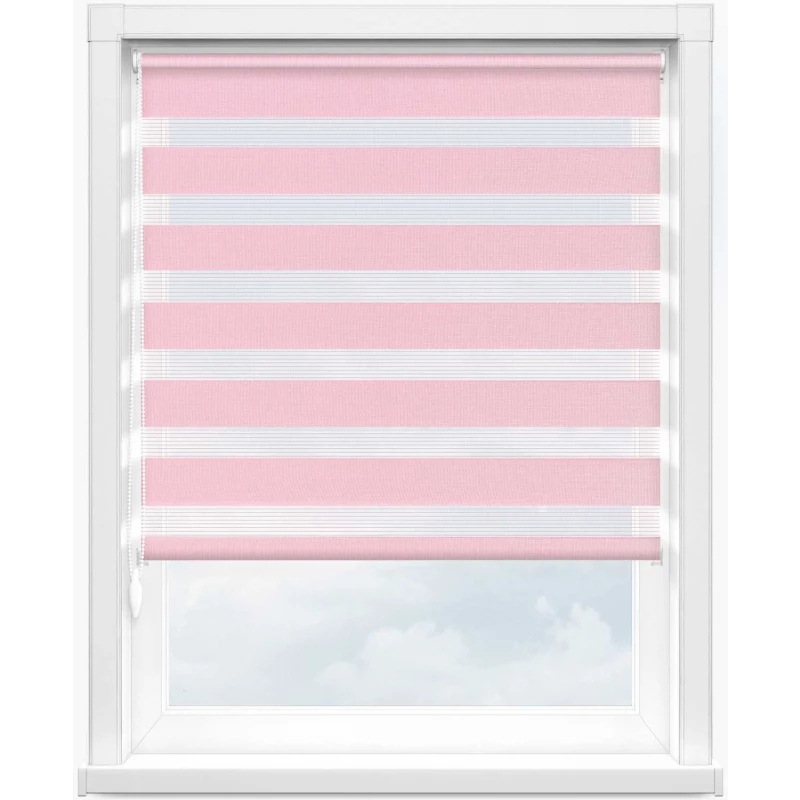 Зебра стандарт 4082 св.розовый, 280 см - 1