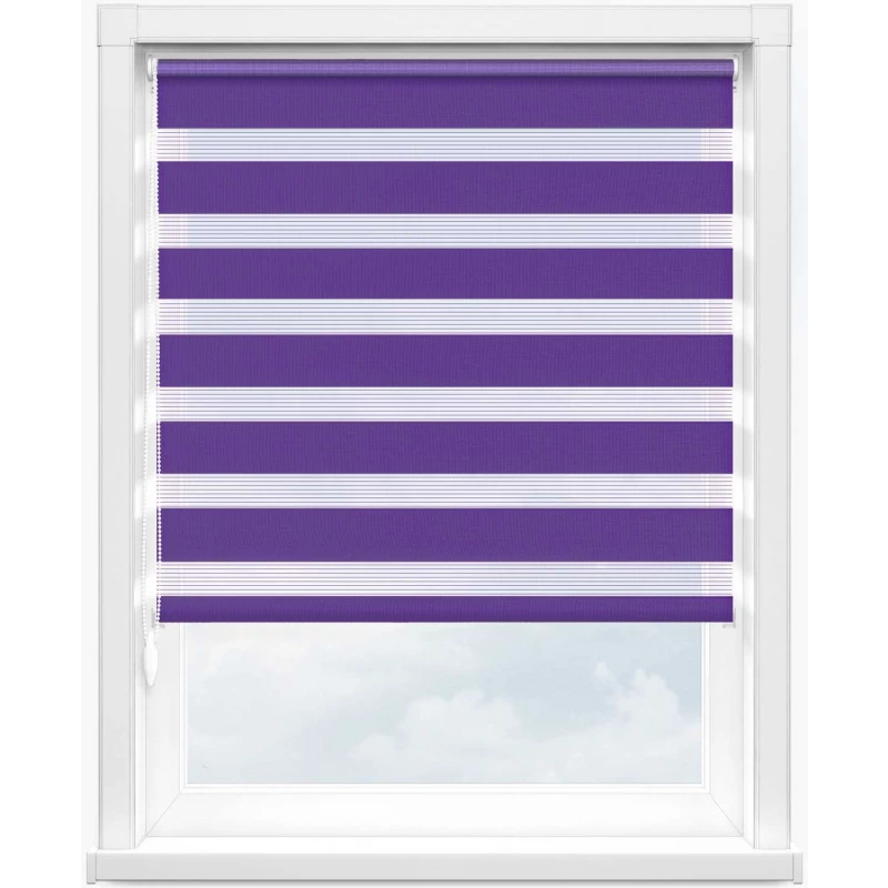 Зебра стандарт 4824 сиреневый, 280 см - 1