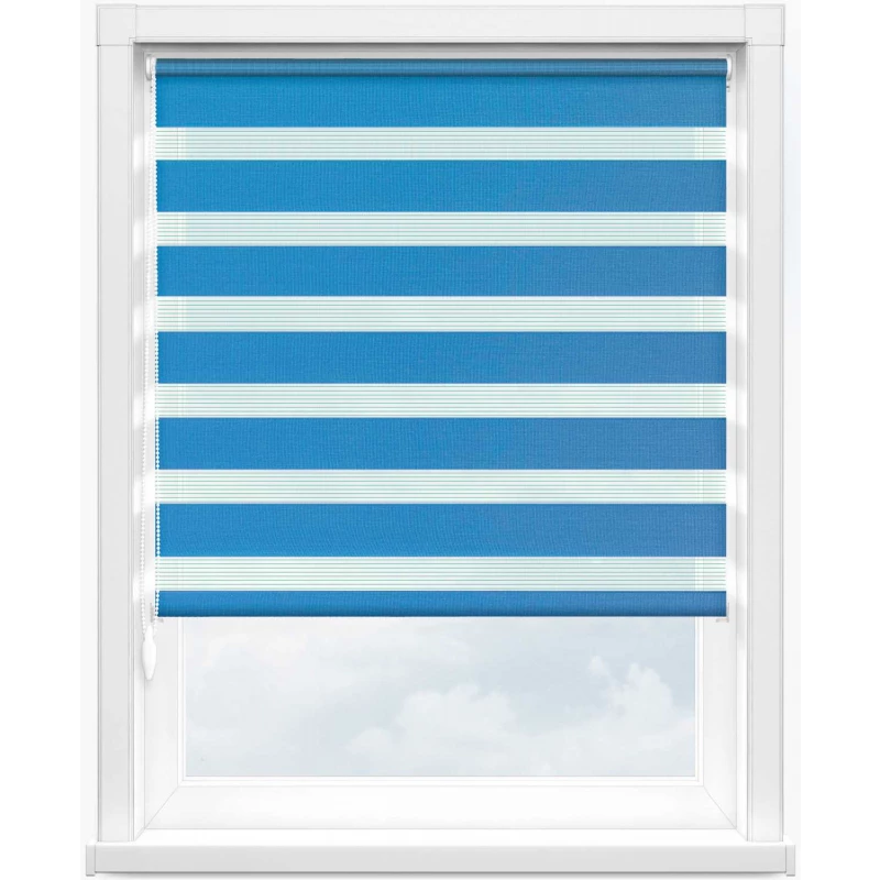 Зебра стандарт 5612 аквамарин, 280 см - 1