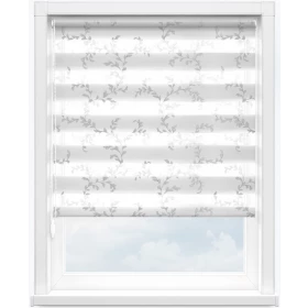 Зебра токио 0225 белый, 300 см