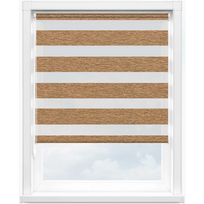 Зебра этник 2746 т. бежевый, 270 см - 1