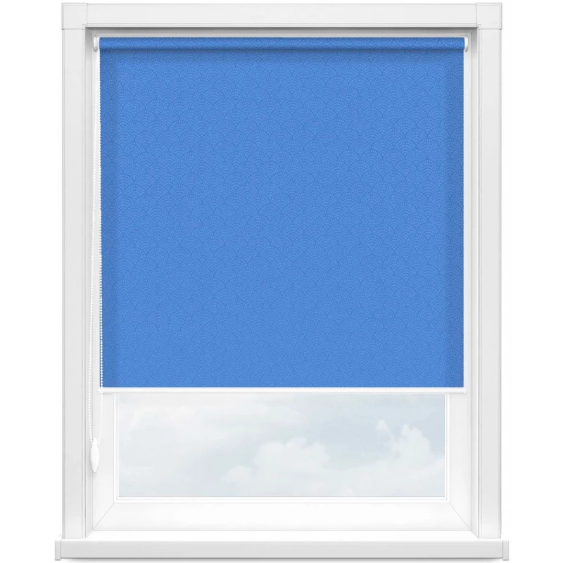 Ажур 5252 т. голубой, 220 см - 1