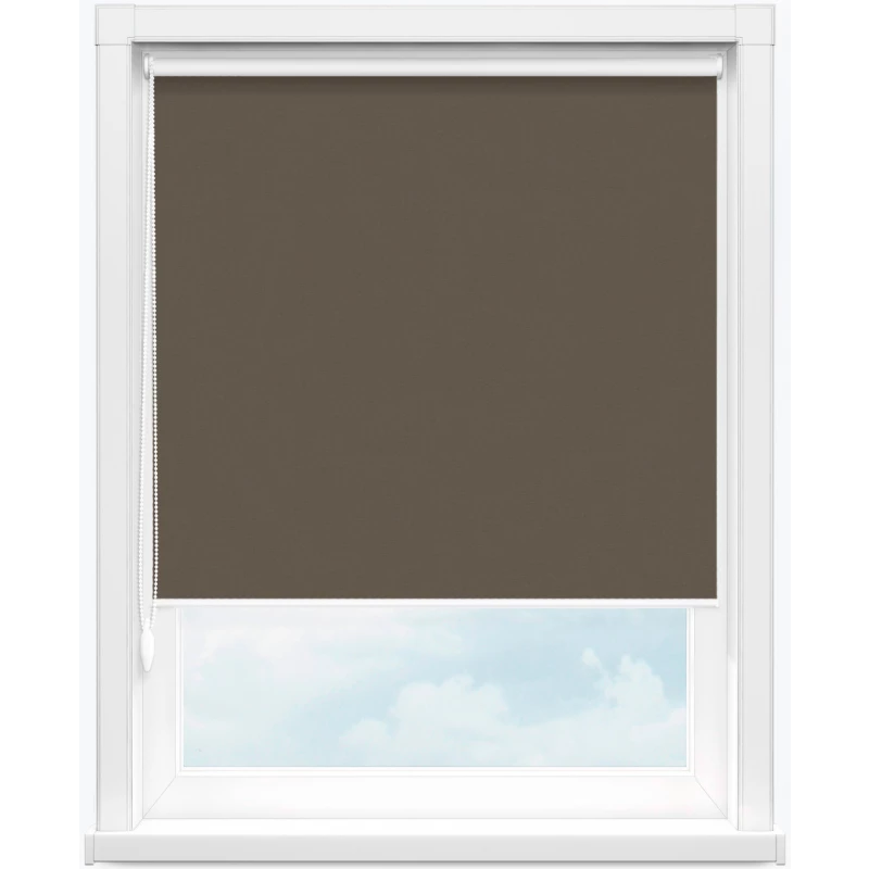 Плэйн black-out 2871 темно-коричневый, 200 см - 1