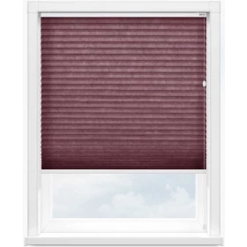 Гофре 45 сатин 4858 бордо, 45 мм, 365 см