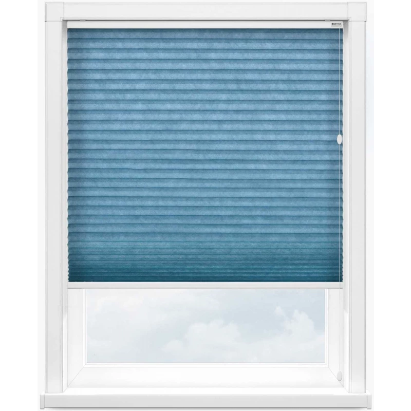 Гофре 45 сатин 5992 т. бирюзовый, 45 мм, 365 см - 1