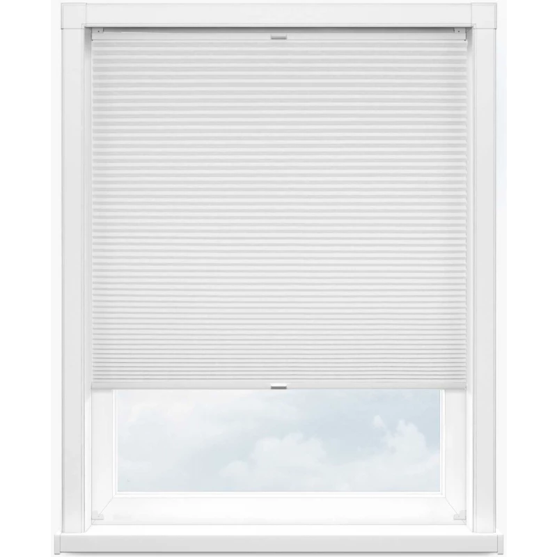 Гофре креп 0225 белый, 220 см - 1