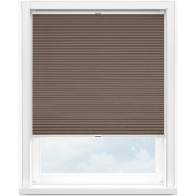 Гофре сатин во 2870 коричневый, 365 см - 1