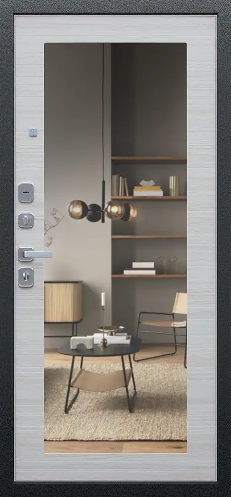 Стальная дверь Next 1 с зеркалом