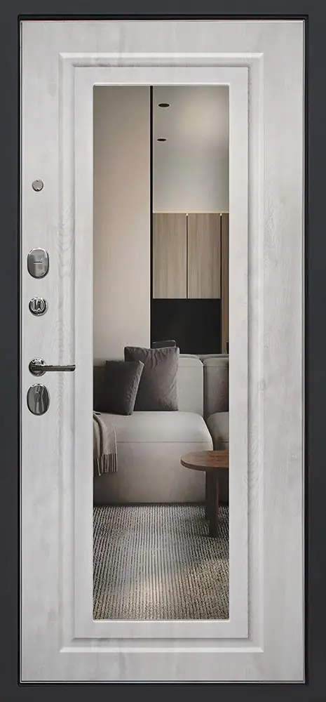 Стальная дверь Гермес NEW с зеркалом Elit