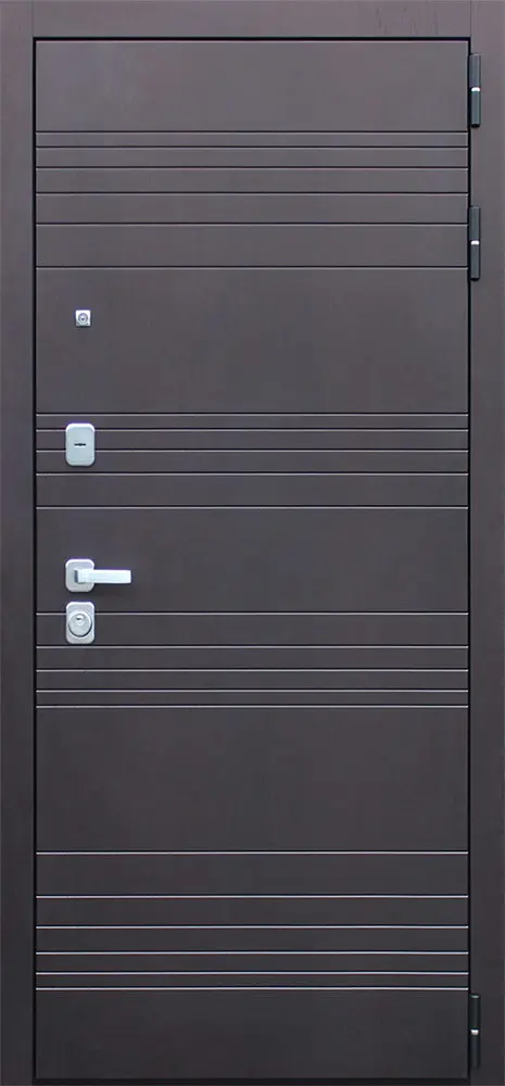 Стальная дверь Дуэт с зеркалом