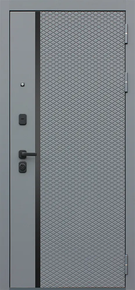 Стальная дверь Манчестер с зеркалом