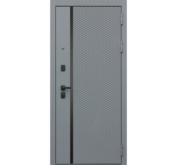 Стальная дверь Манчестер с зеркалом