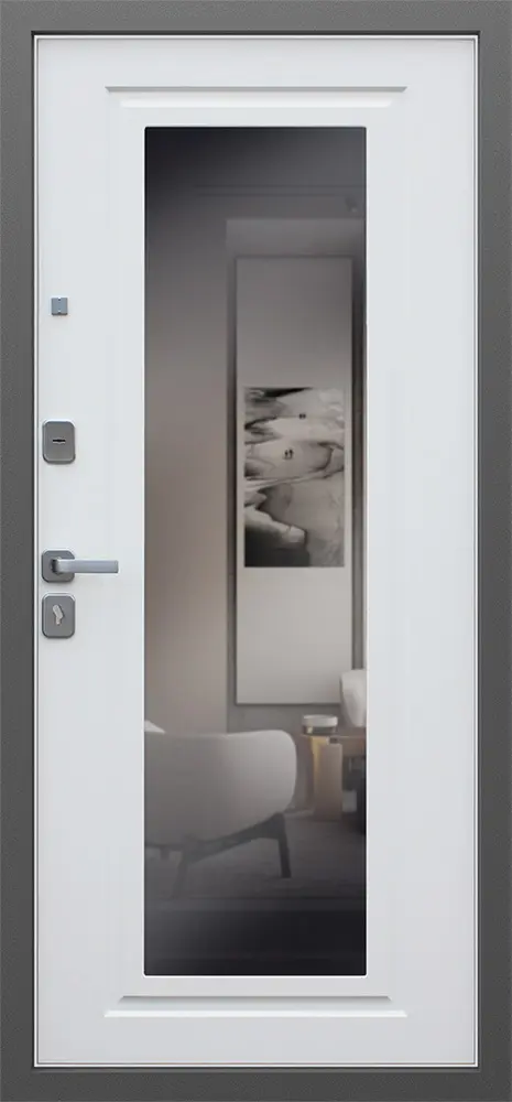 Стальная дверь Арсенал с зеркалом