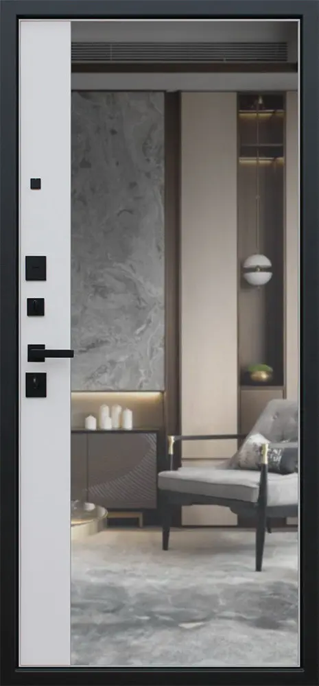 Стальная дверь Velvet с зеркалом