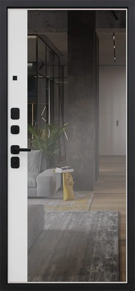 Стальная дверь Фрегат с зеркалом