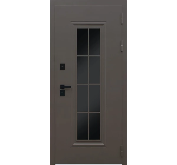 Стальная дверь Тундра с окном (терморазрыв 3к)