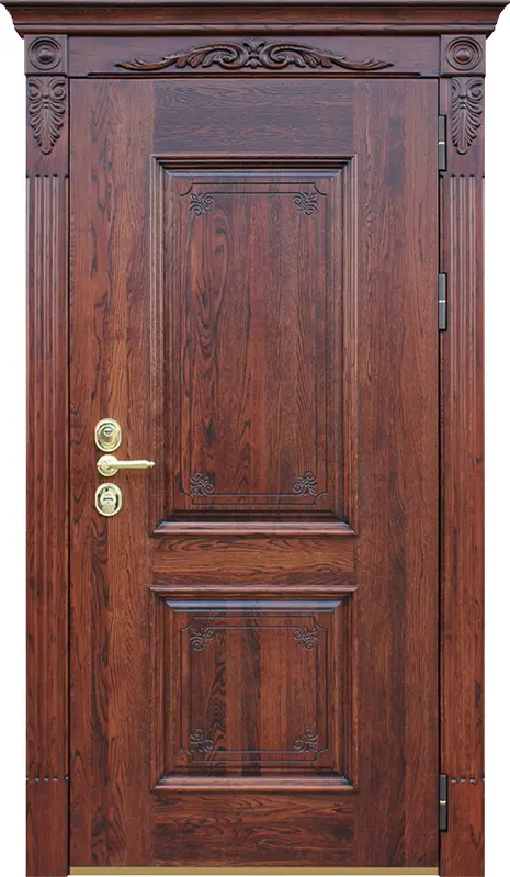 Стальная дверь Олимп массив дуба