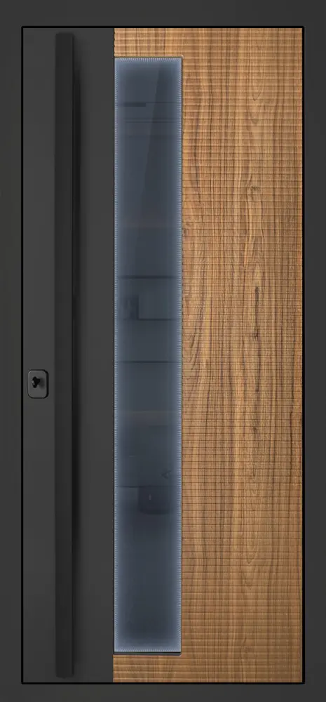 Стальная дверь Century с окном (терморазрыв)