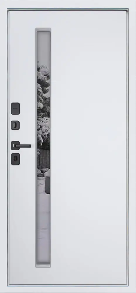 Стальная дверь Стайл с окном (терморазрыв 3к)