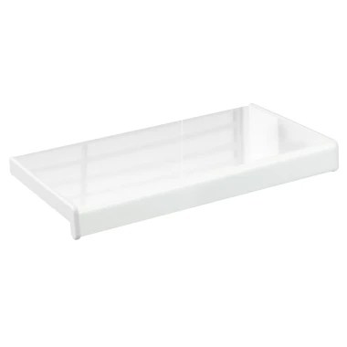 Подоконник Crystallit белый глянец