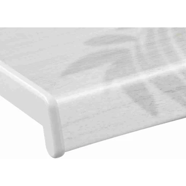 Подоконник Crystallit белый дуб глянец