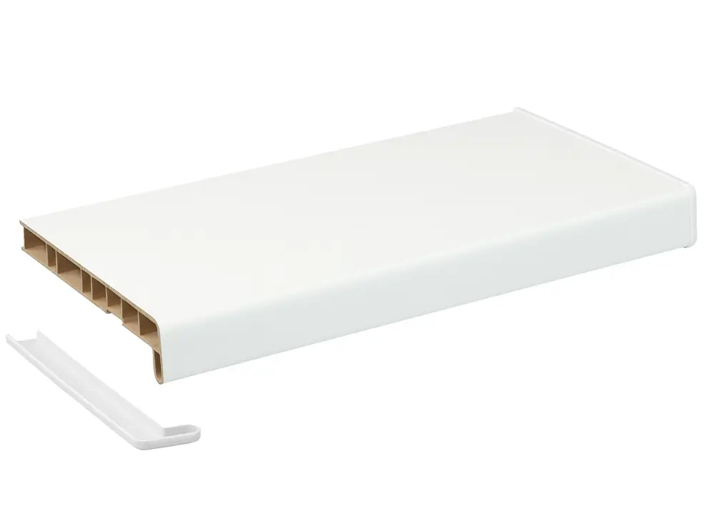 Подоконник Crystallit белый сатин