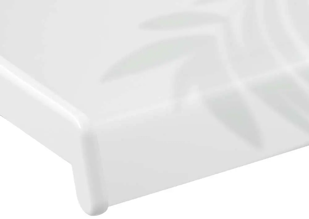 Подоконник Crystallit белый сатин