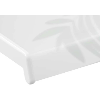 Подоконник Crystallit белый сатин