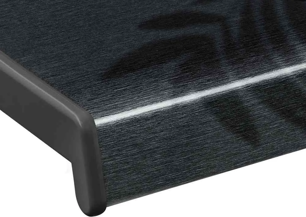 Подоконник Crystallit графит глубокий глянец