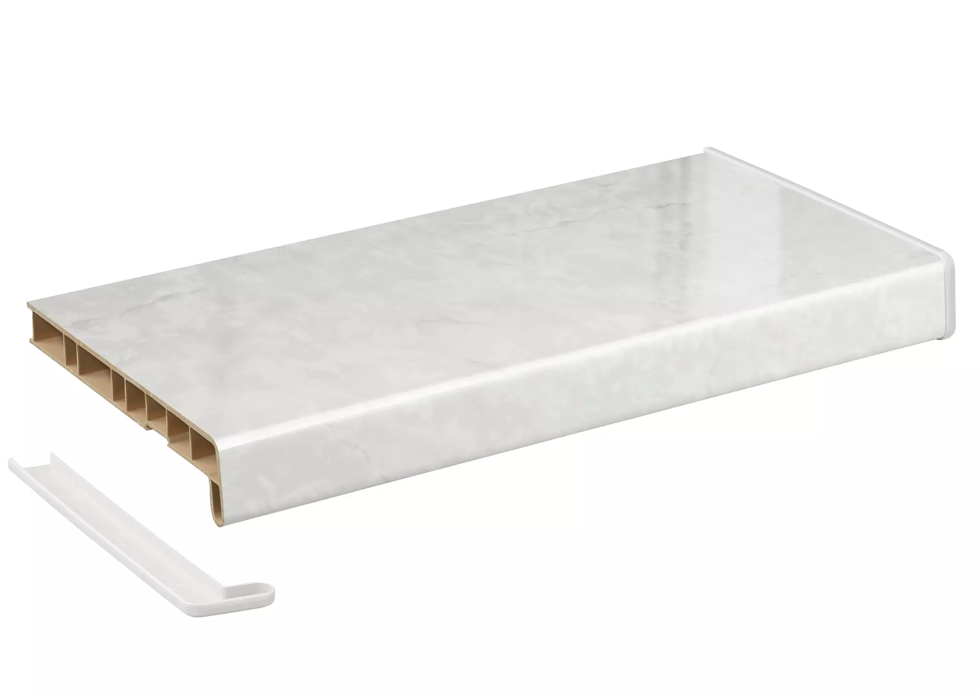 Подоконник Crystallit мрамор глянец