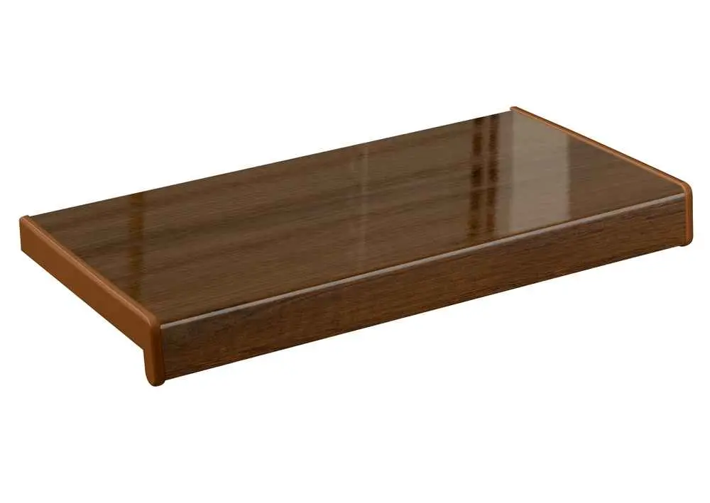 Подоконник Crystallit орех глянцевый